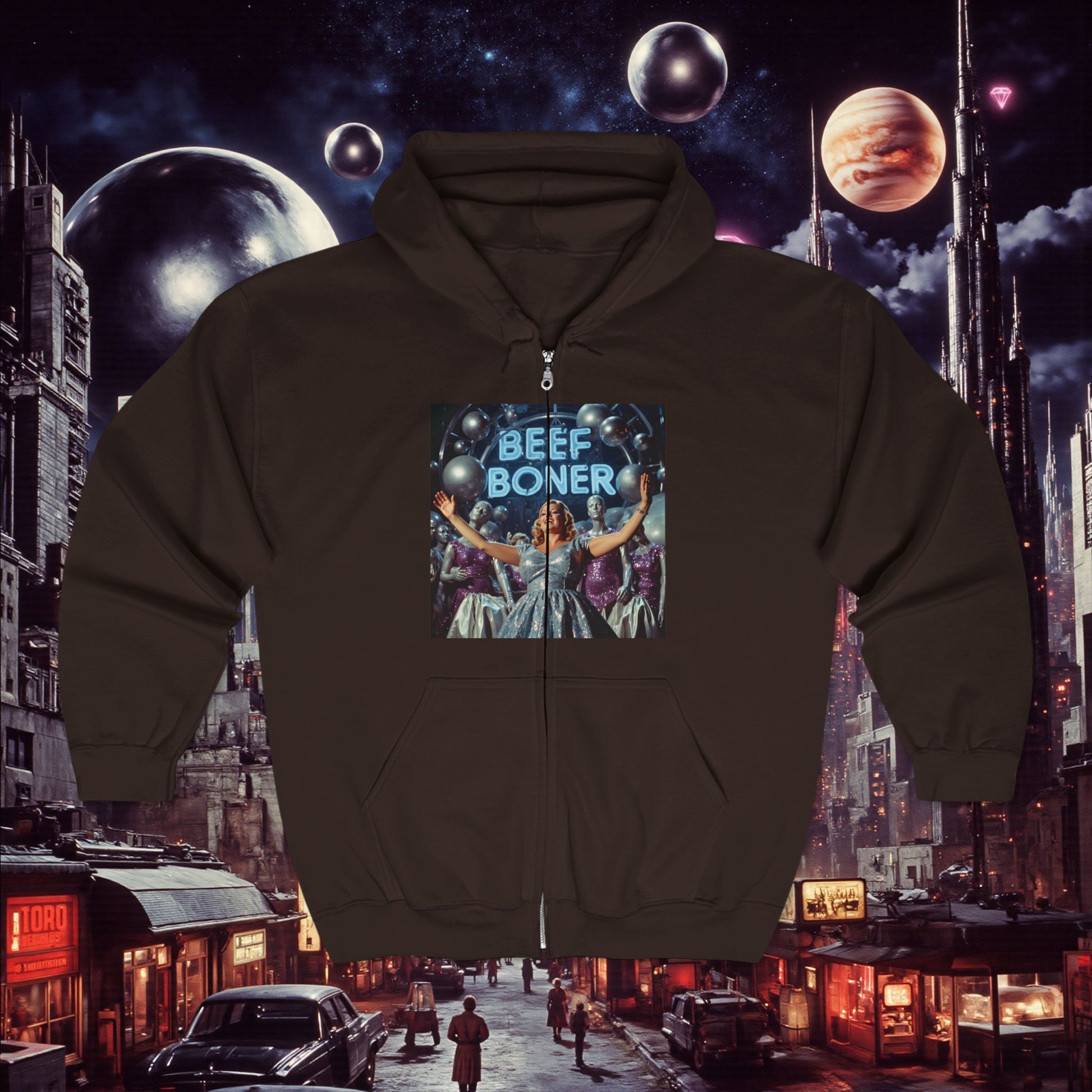 Zip Hoodie | Beef Boner