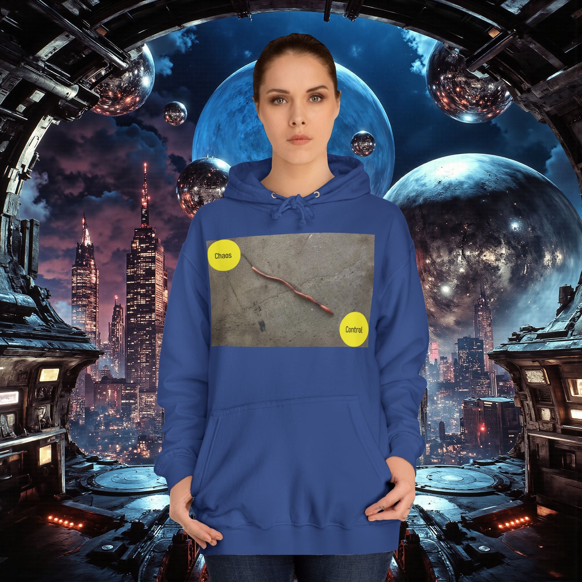College Hoodie | Control The Chaos Control The Worm