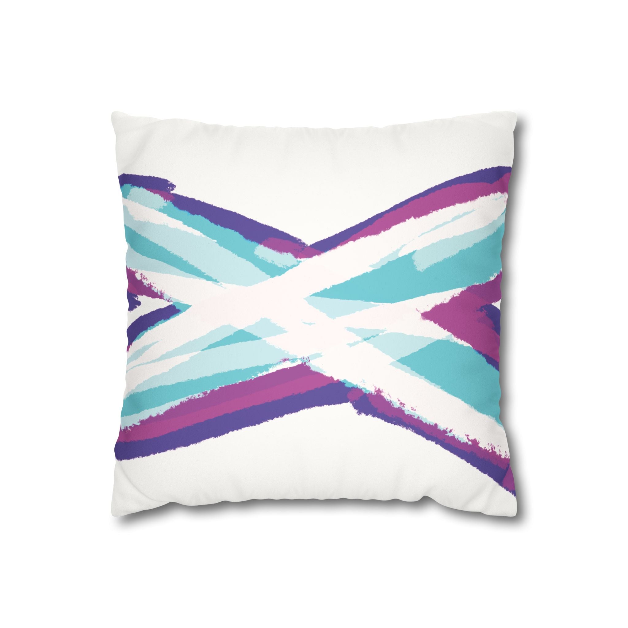 Pillow Case | Faux Suede | X